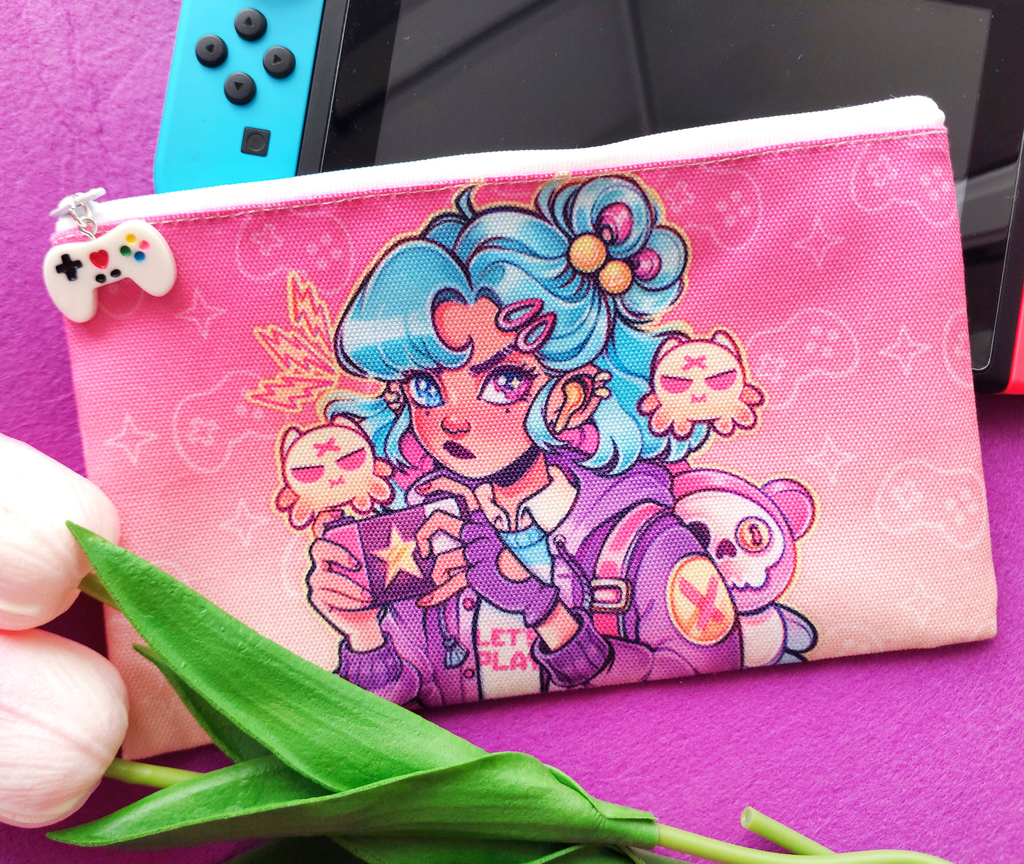 Let's play \\ Zipper pouch