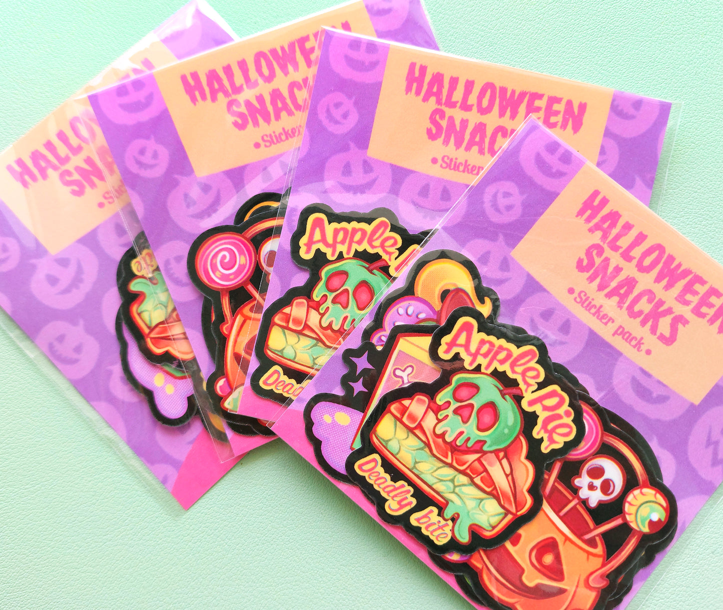 Halloween Snacks \\ Vinyl Sticker pack