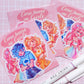 Care Bears as girls \\ Vinyl Sticker pack