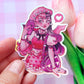 Cute Vampire \\ Holographic Vinyl Sticker