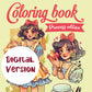 Coloring Book Princess Edition \\  DIGITAL VERSION