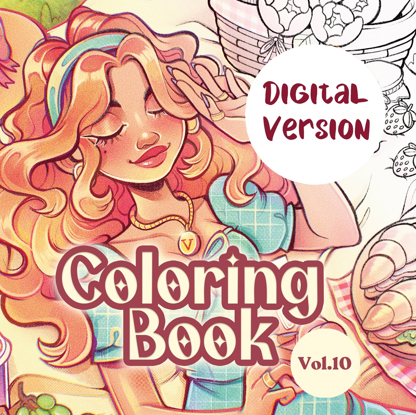 Coloring Book VL.10 \\ DIGITAL VERSION