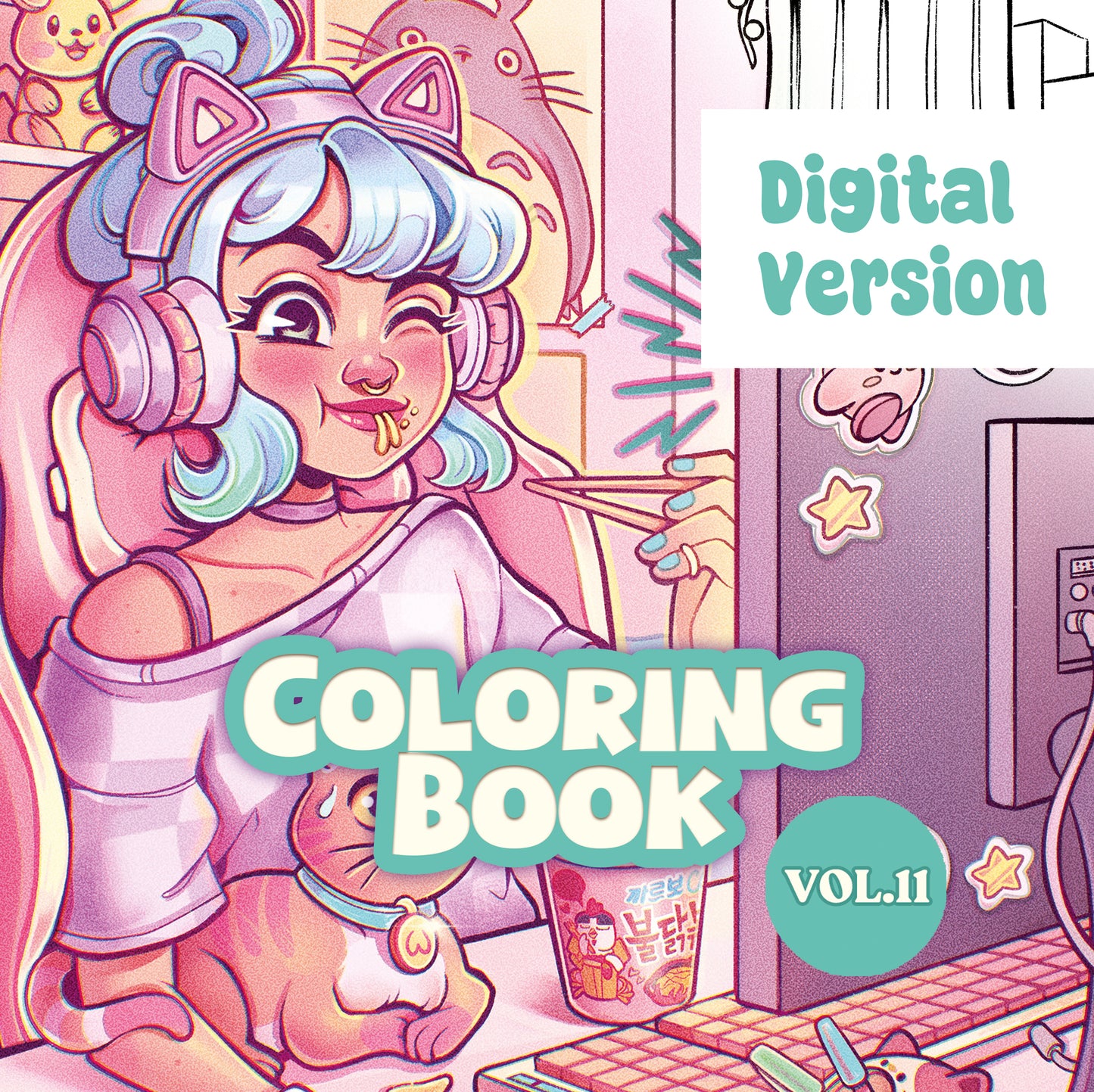 Coloring Book VL.11 \\ DIGITAL VERSION