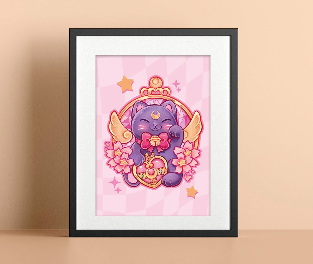 Magical cat \\ Art Print