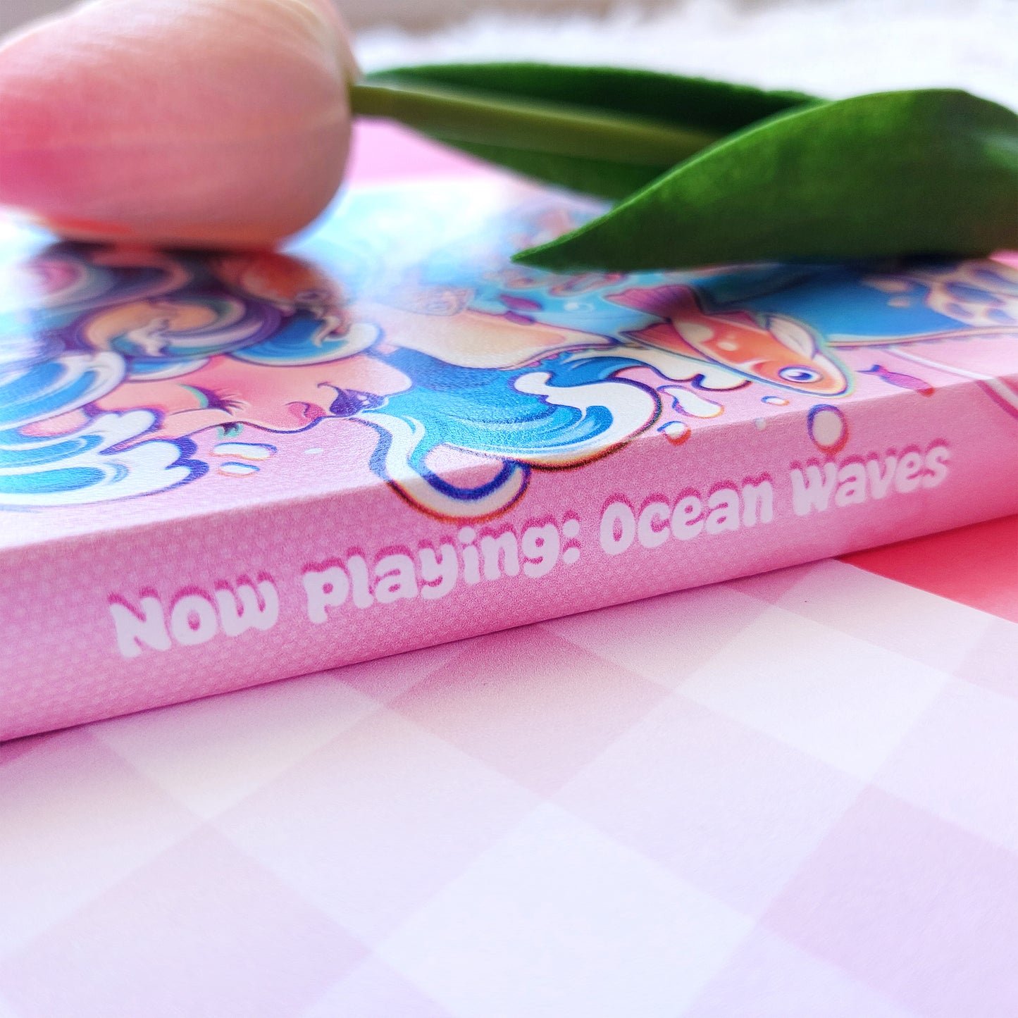 Ocean Waves \\ A6 Leatherette Notebook