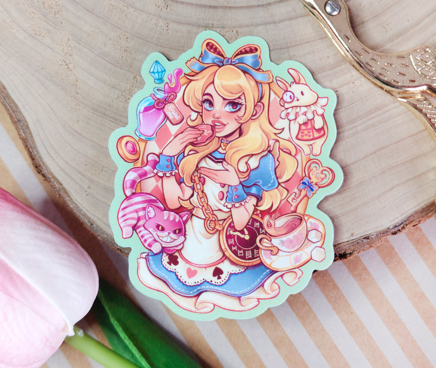 Alice in Wonderland \\ Sticker Collection