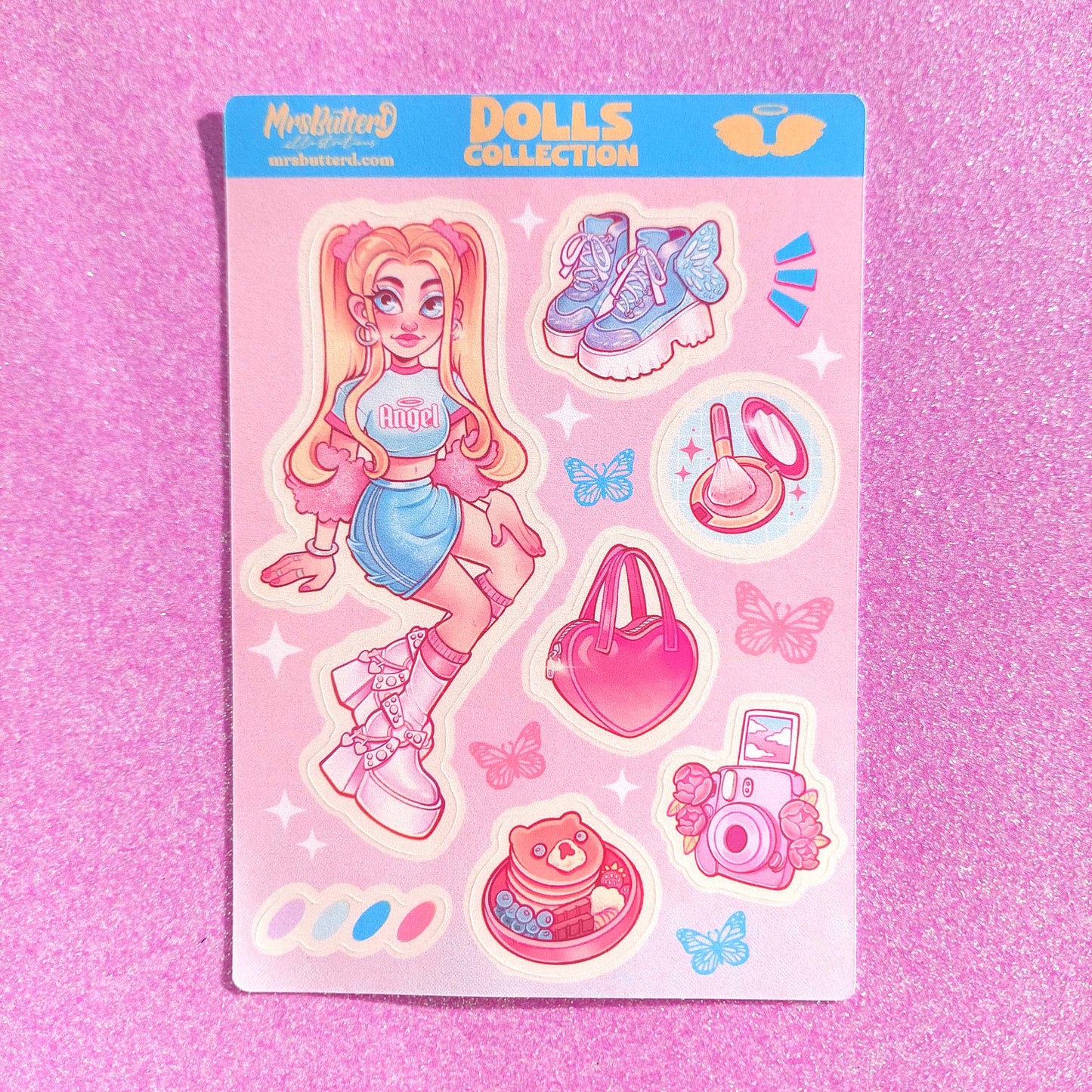 Dolls Collection \\ Vynil Sticker Sheet