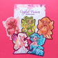 Crystal fairies \\ Vinyl Sticker pack