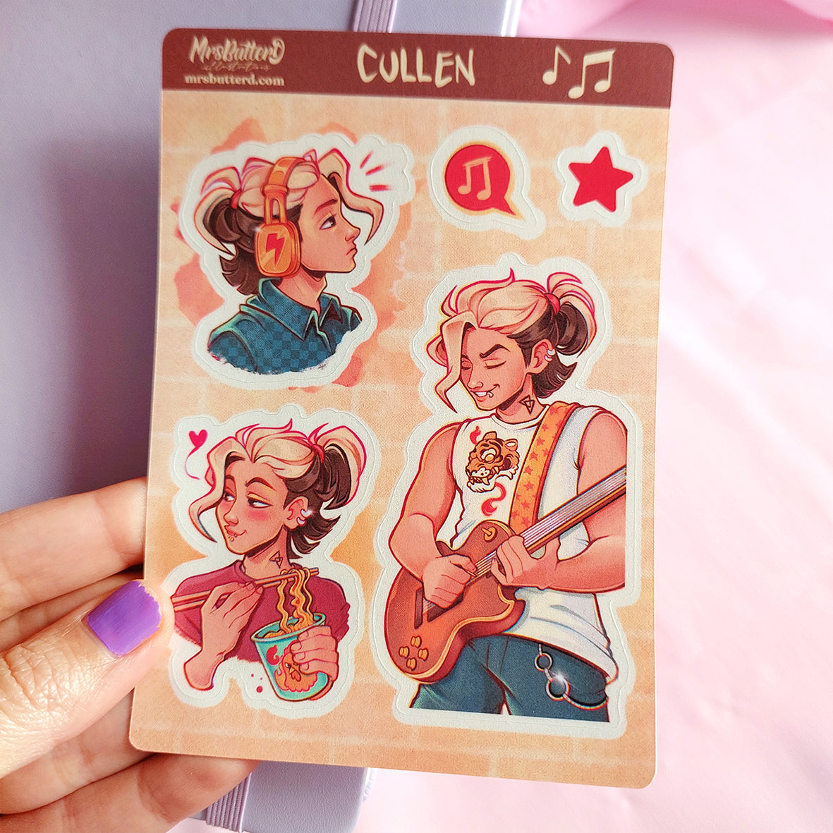 Cullen \\ Vinyl Sticker Sheet