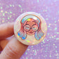 Rainbow \\ Holographic Button badge