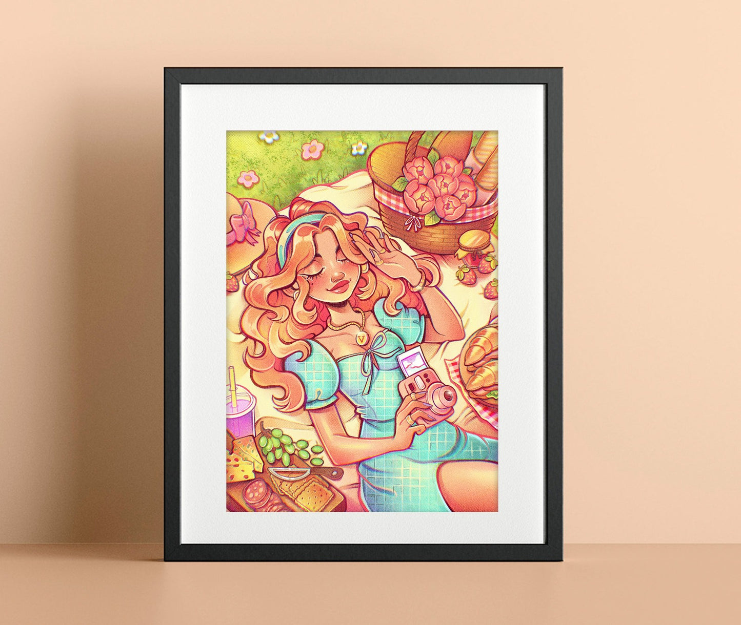 Summer picnic \\ Art Print