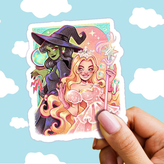 Elphaba & Glinda \\ Vinyl Sticker