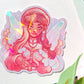 Butterfly Fairy \\ Vinyl Holographic Sticker