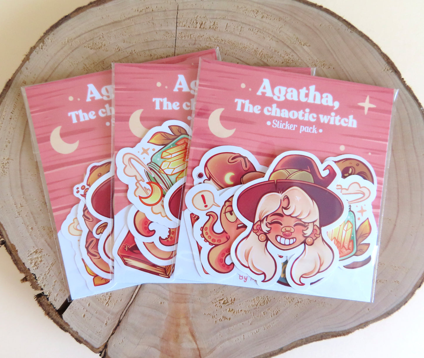 Agatha, the chaotic witch\\ Vinyl Matte sticker pack