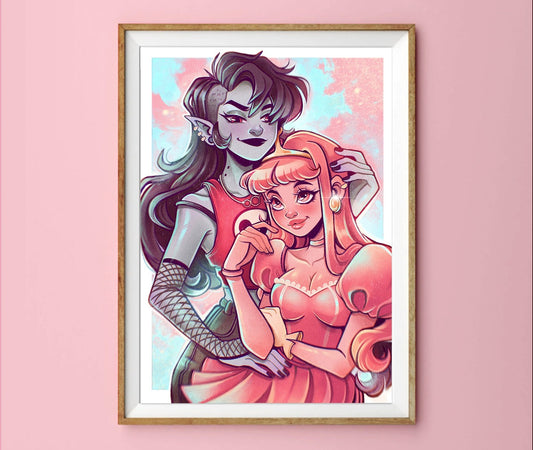 Bubbline \\ Art Print