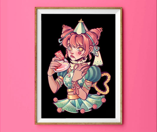 Circus Doll \\ Art Print