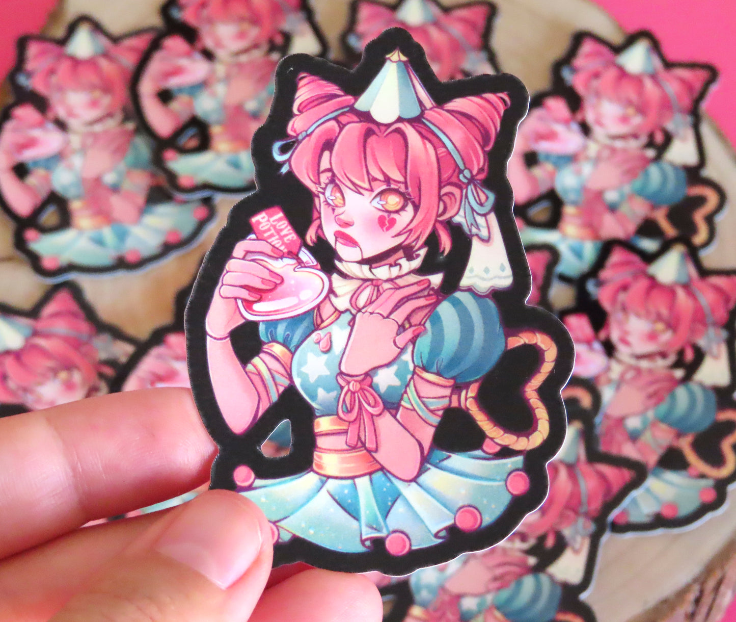 Circus doll \\ Vinyl Sticker