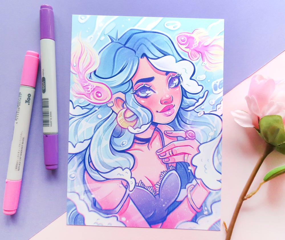 Ocean Girl \\ Art Print