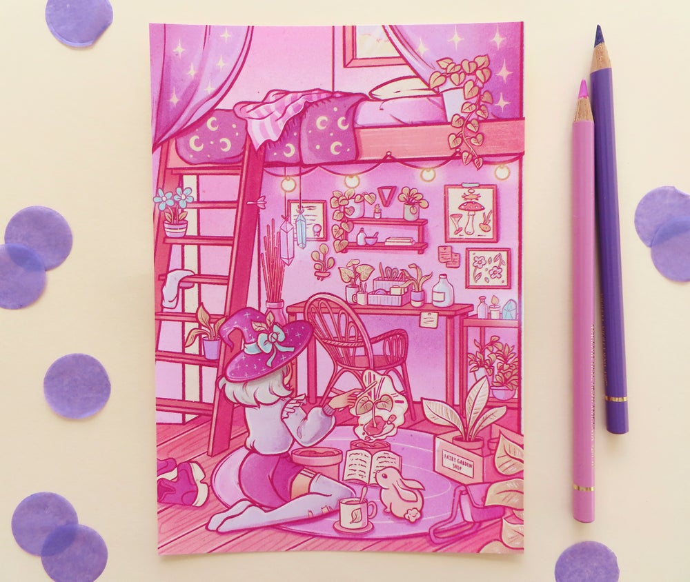 Olivia, The witch student Room \\ Art Print