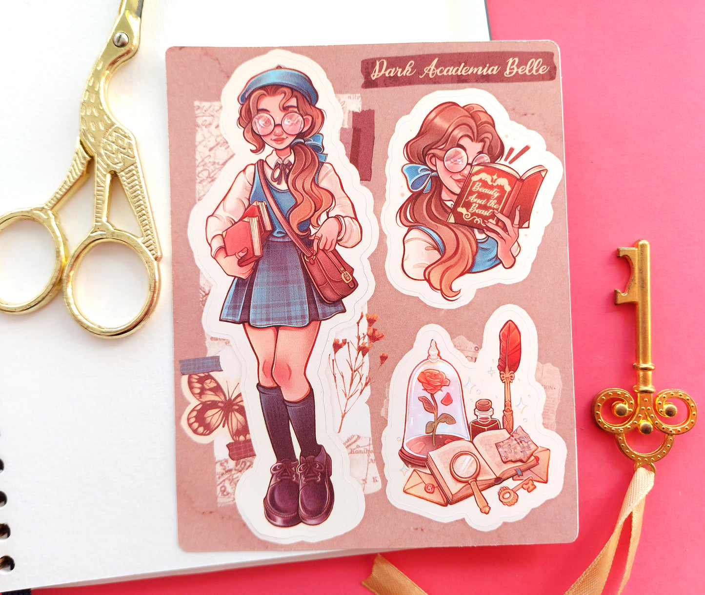 Aesthetic Princesses\\ Matte Vynil Sticker Sheet