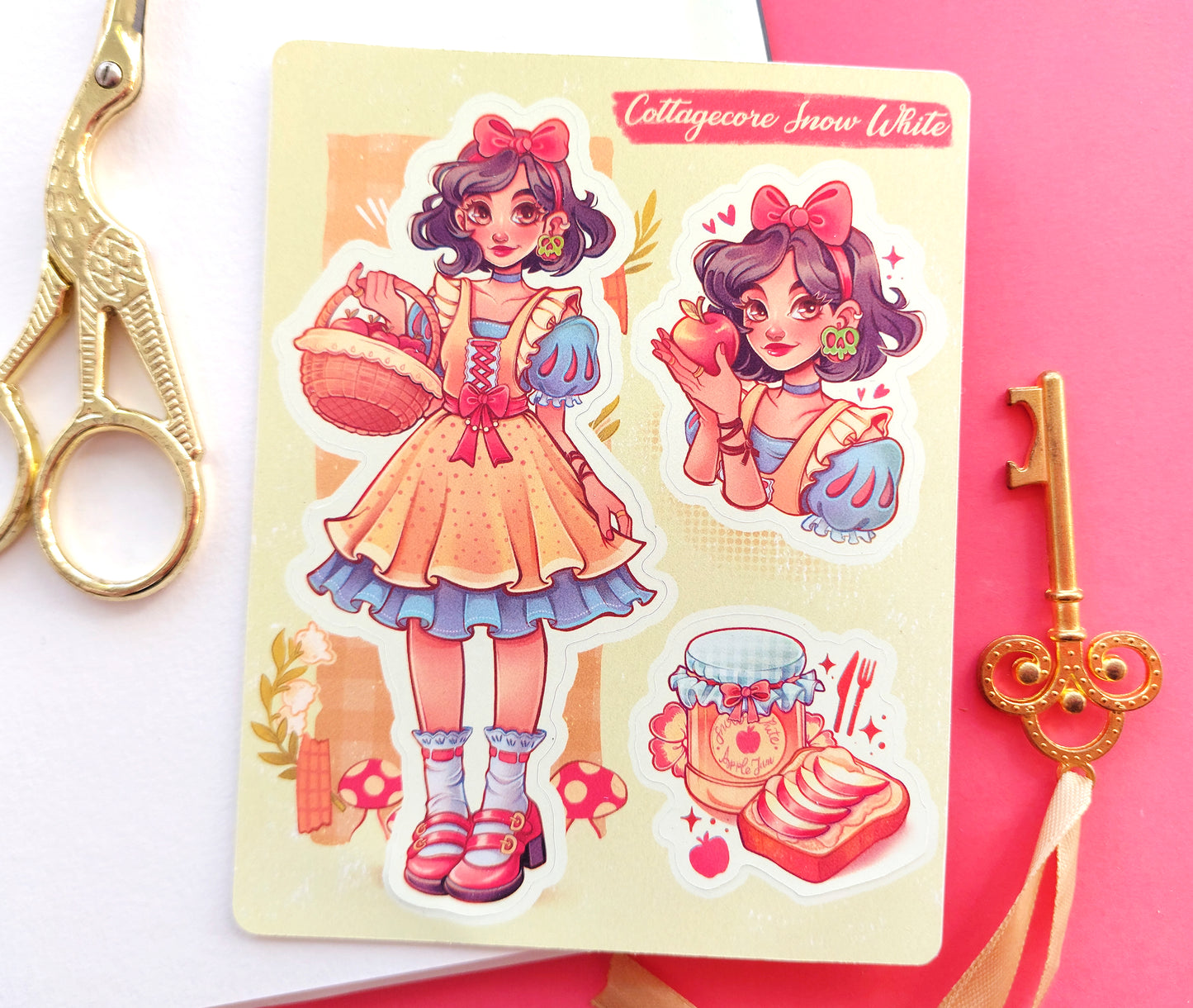 Aesthetic Princesses\\ Matte Vynil Sticker Sheet