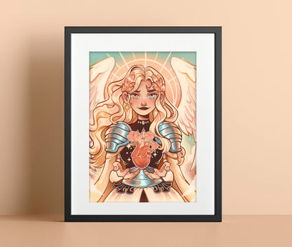 The knight's heart \\ Art Print