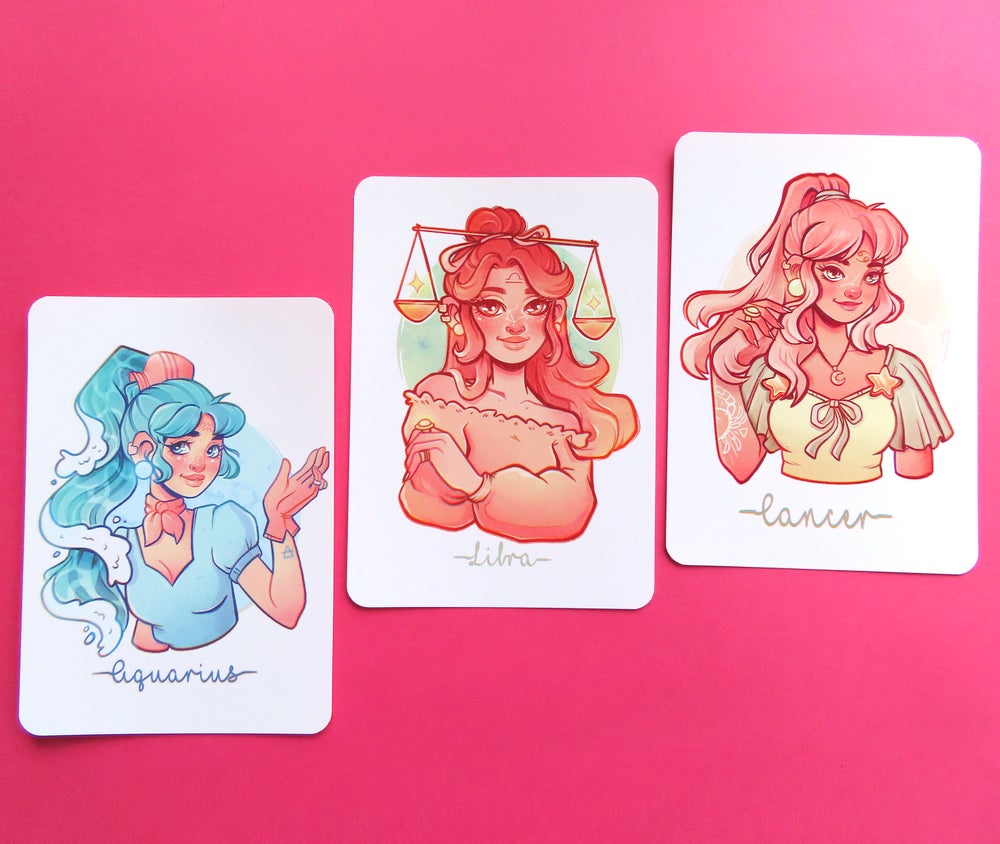 Zodiac Signs \\ Mini Prints