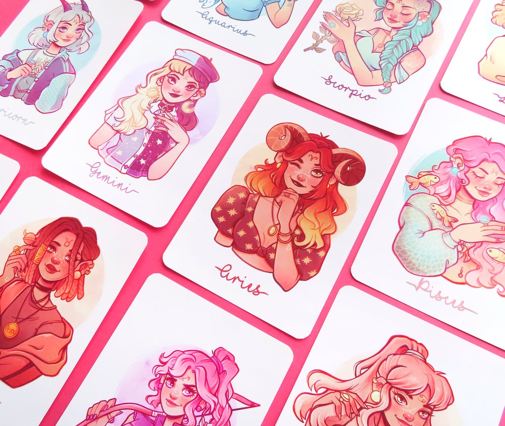 Zodiac Signs \\ Mini Prints